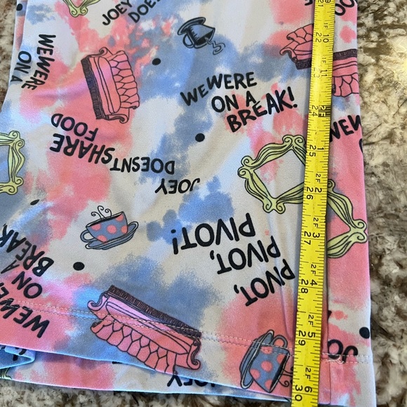 M Friends Women Sleepwear Pink Tie Dye Elastic Waist Drawstring Pajama Pants 8 - Picture 3 of 10